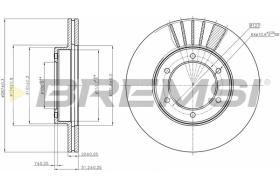 Bremsi CD6800V - BRAKE PADS