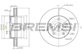 Bremsi CD6806V - BRAKE PADS