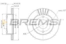 Bremsi CD6807V - BRAKE PADS