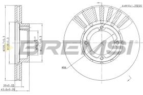 Bremsi CD6808V - BRAKE PADS