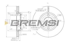 Bremsi CD6812V - BRAKE PADS