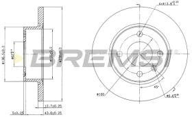 Bremsi CD6813S - BRAKE PADS