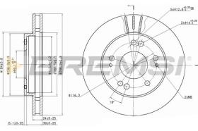 Bremsi CD6824V - BRAKE PADS