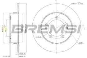 Bremsi CD6825S - BRAKE PADS