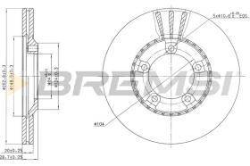 Bremsi CD6826V - BRAKE PADS