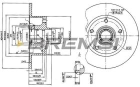 Bremsi CD6830S - BRAKE PADS