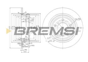 Bremsi CD6835S - BRAKE PADS