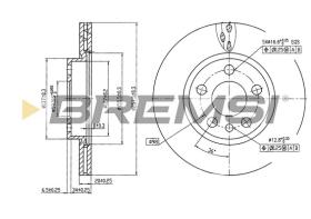 Bremsi CD6842V - BRAKE PADS