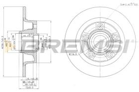 Bremsi CD6855S - BRAKE PADS