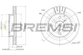 Bremsi CD6880V - BRAKE PADS