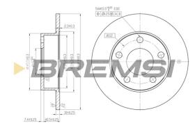 Bremsi CD6952S - BRAKE PADS