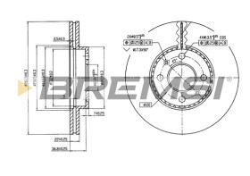 Bremsi CD7006V - BRAKE PADS