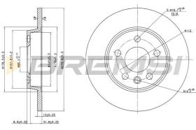 Bremsi CD7012S - BRAKE PADS