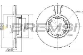 Bremsi CD7016V - BRAKE PADS