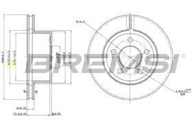 Bremsi CD7027V - BRAKE PADS