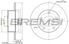 Bremsi CD7033S - BRAKE PADS