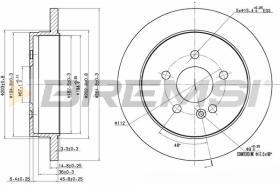 Bremsi CD7037S - BRAKE PADS