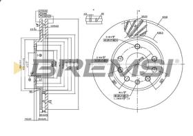 Bremsi CD7042V - BRAKE PADS