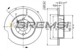 Bremsi CD7043S - BRAKE PADS