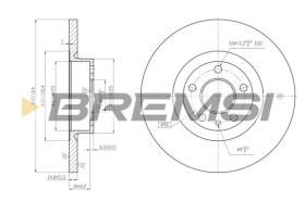 Bremsi CD7057S - BRAKE PADS