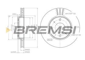 Bremsi CD7068V - BRAKE PADS