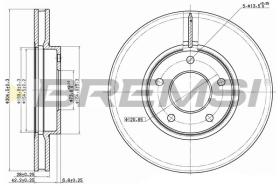 Bremsi CD7069V - BRAKE PADS