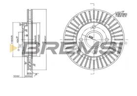 Bremsi CD7072V - BRAKE PADS