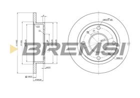 Bremsi CD7077S - BRAKE PADS