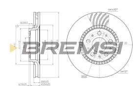 Bremsi CD7078V - BRAKE PADS