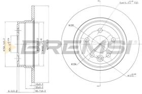 Bremsi CD7081S - BRAKE PADS