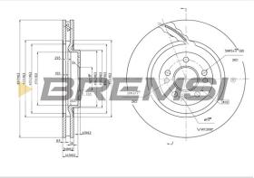 Bremsi CD7085V - BRAKE PADS