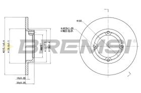 Bremsi CD7098S - BRAKE PADS