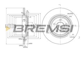 Bremsi CD7099S - BRAKE PADS