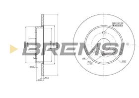 Bremsi CD7111S - BRAKE PADS