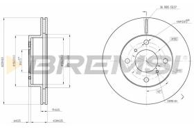 Bremsi CD7117V - BRAKE PADS