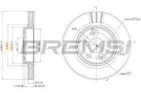 Bremsi CD7123V - BRAKE PADS