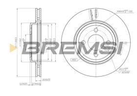 Bremsi CD7127V - BRAKE PADS