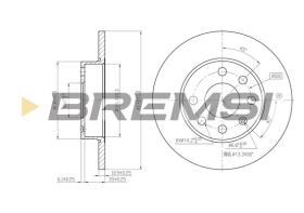 Bremsi CD7129S - BRAKE PADS