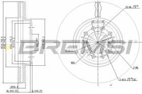 Bremsi CD7133V - BRAKE PADS