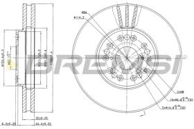 Bremsi CD7134V - BRAKE PADS