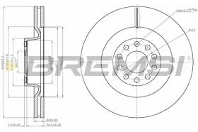 Bremsi CD7137V - BRAKE PADS