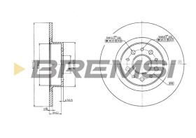 Bremsi CD7138S - BRAKE PADS