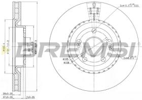 Bremsi CD7139V - BRAKE PADS