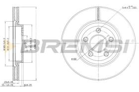 Bremsi CD7153V - BRAKE PADS