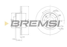 Bremsi CD7157S - BRAKE PADS