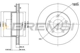 Bremsi CD7169V - BRAKE PADS