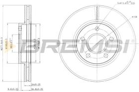 Bremsi CD7172V - BRAKE PADS