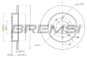 Bremsi CD7176S - BRAKE PADS