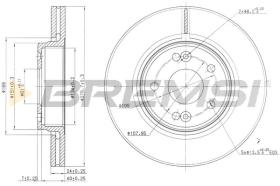 Bremsi CD7182V - BRAKE PADS