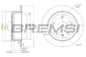 Bremsi CD7188S - BRAKE PADS